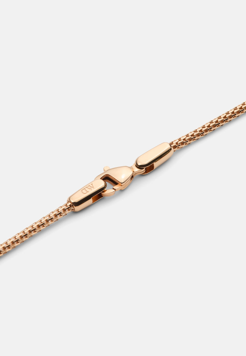 Collar Tide Malla 1.8 Oro Rosa