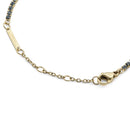 Classic Tennis Nightfall Gold Bracelet