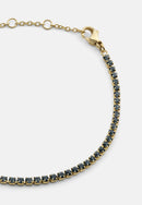 Classic Tennis Nightfall Gold Bracelet