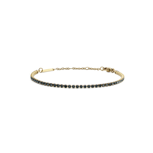 Classic Tennis Nightfall Gold Bracelet
