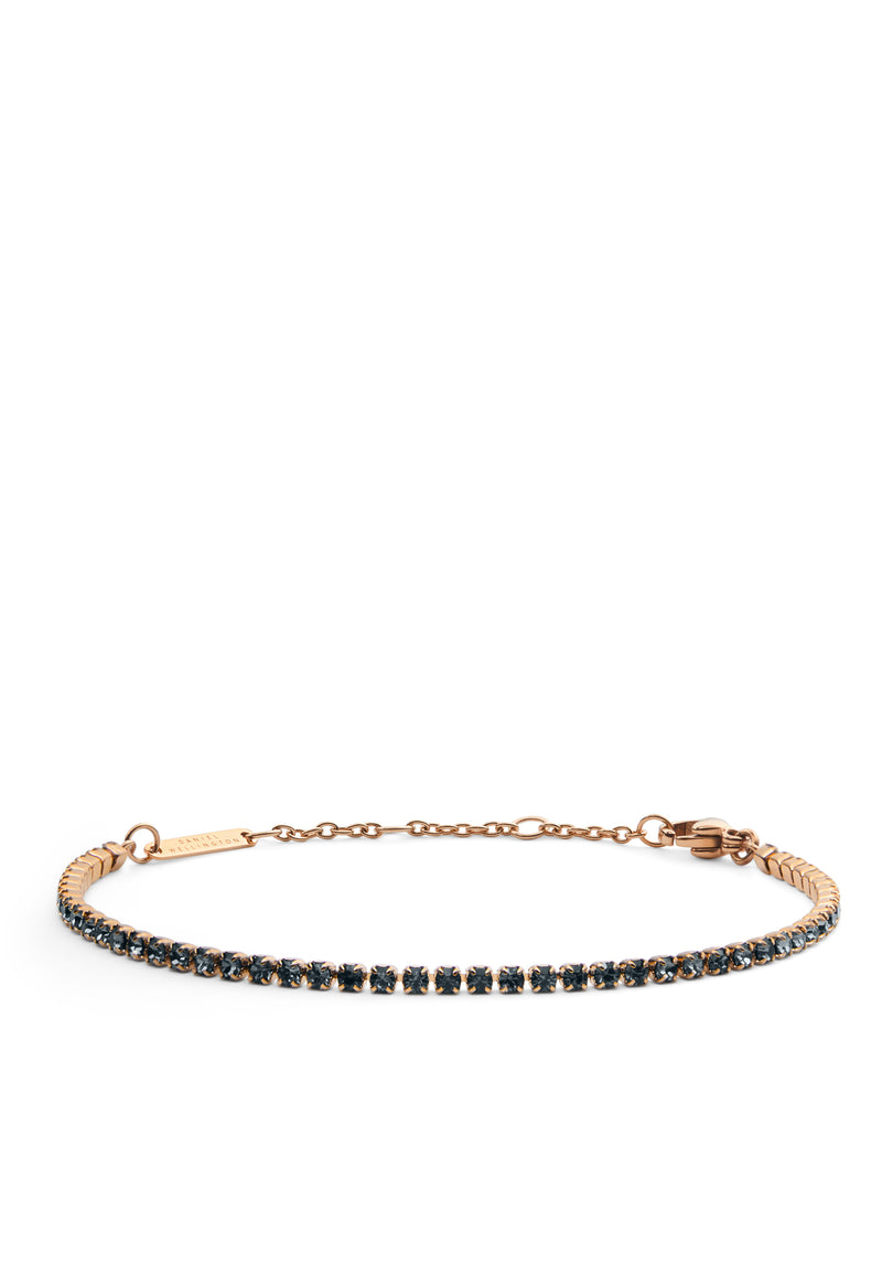 Classic Tennis Bracelet Nightfall Rose Gold