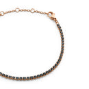 Classic Tennis Bracelet Nightfall Rose Gold