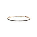 Classic Tennis Bracelet Nightfall Rose Gold
