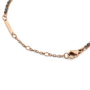 Classic Tennis Bracelet Nightfall Rose Gold