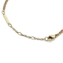 Classic Tennis Bracelet Apricot Gold