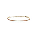 Classic Tennis Bracelet Apricot Gold
