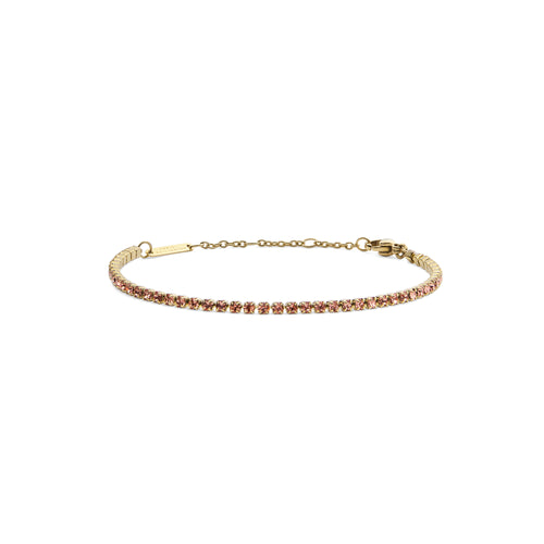 Classic Tennis Bracelet Apricot Gold