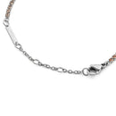 Pulsera Tenis Clásica Plata Albaricoque