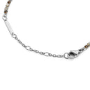 Classic Tennis Honey Combo Silver Bracelet
