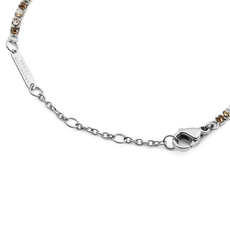 Classic Tennis Honey Combo Silver Bracelet