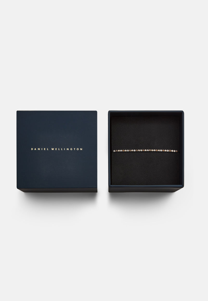 Classic Tennis Honey Combo Silver Bracelet