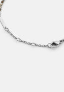 Classic Tennis Honey Combo Silver Bracelet