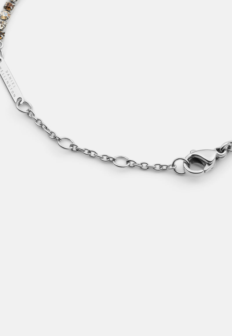 Classic Tennis Honey Combo Silver Bracelet