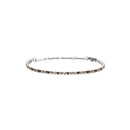 Classic Tennis Honey Combo Silver Bracelet