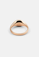 Anillo Mini Sello Clásico Oro Rosa