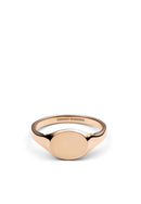 Anillo Mini Sello Clásico Oro Rosa