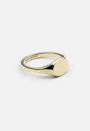 Anillo Clásico Mini Sello De Oro