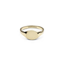Anillo Clásico Mini Sello De Oro