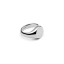 Anillo Clásico De Plata Con Sello