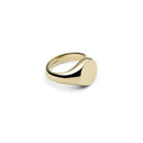 Anillo De Sello Clásico De Oro