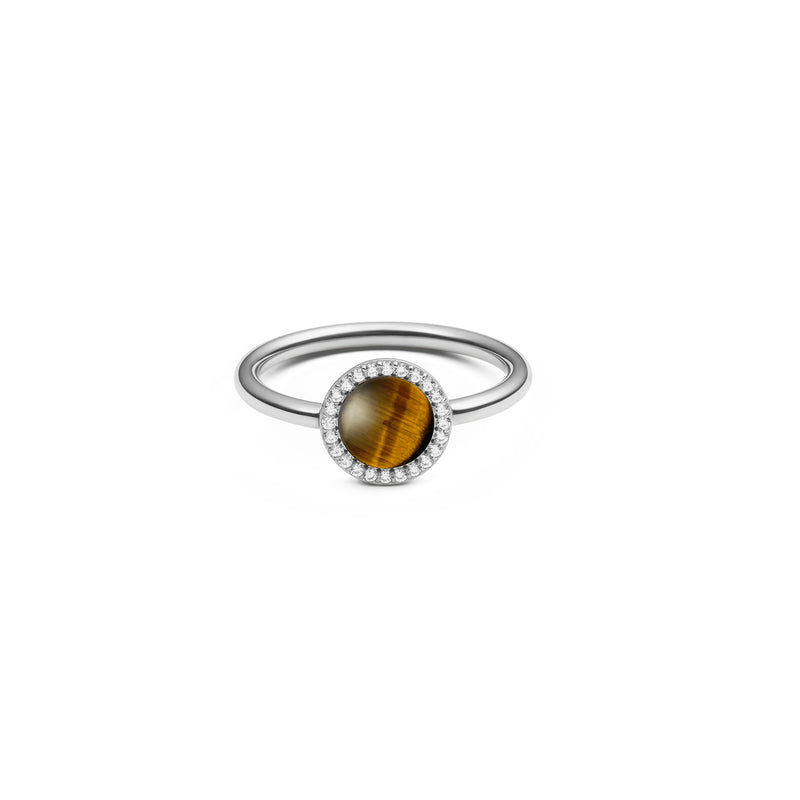 Audrey Ring Tiger-e Silver Ring