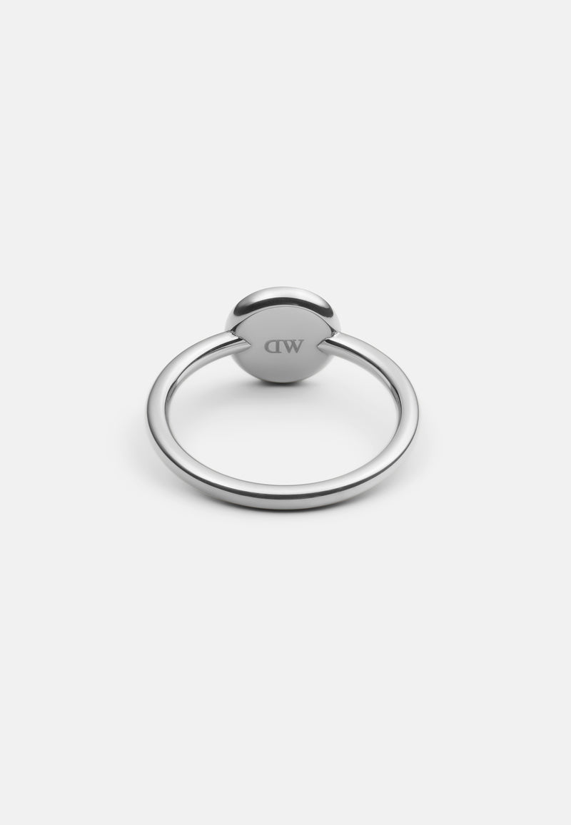 Bague Audrey Ring Red Aga Silver