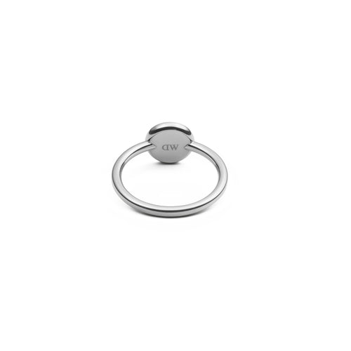 Bague Audrey Ring Black Aga Silver