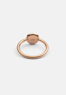 Bague Audrey Ring Black Aga Rose Gold