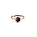 Bague Audrey Ring Black Aga Rose Gold