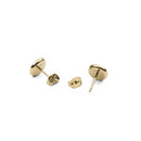 Audrey Black Aga Gold Earrings