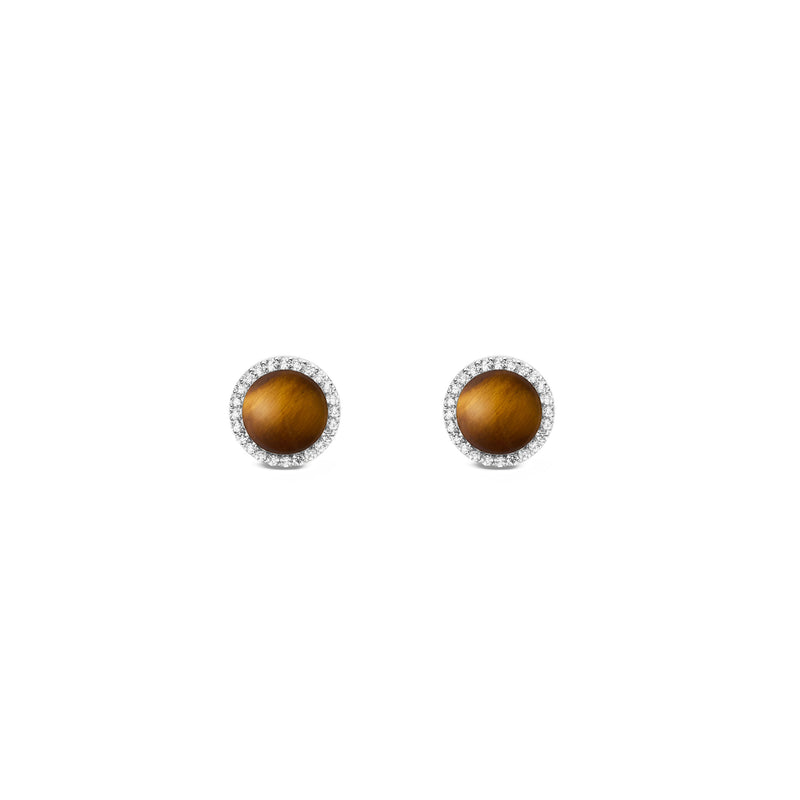 Boucles D'oreille Audrey Tiger-e Silver