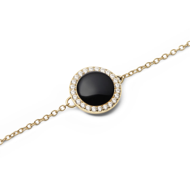 Bracelet Audrey Black Aga Gold