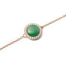 Pulsera Audrey Jad de Oro Rosa