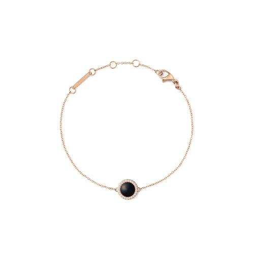 Bracelet Audrey Black Aga Rose Gold