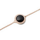 Bracelet Audrey Black Aga Rose Gold