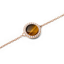 Pulsera Audrey Tiger-e de oro rosa