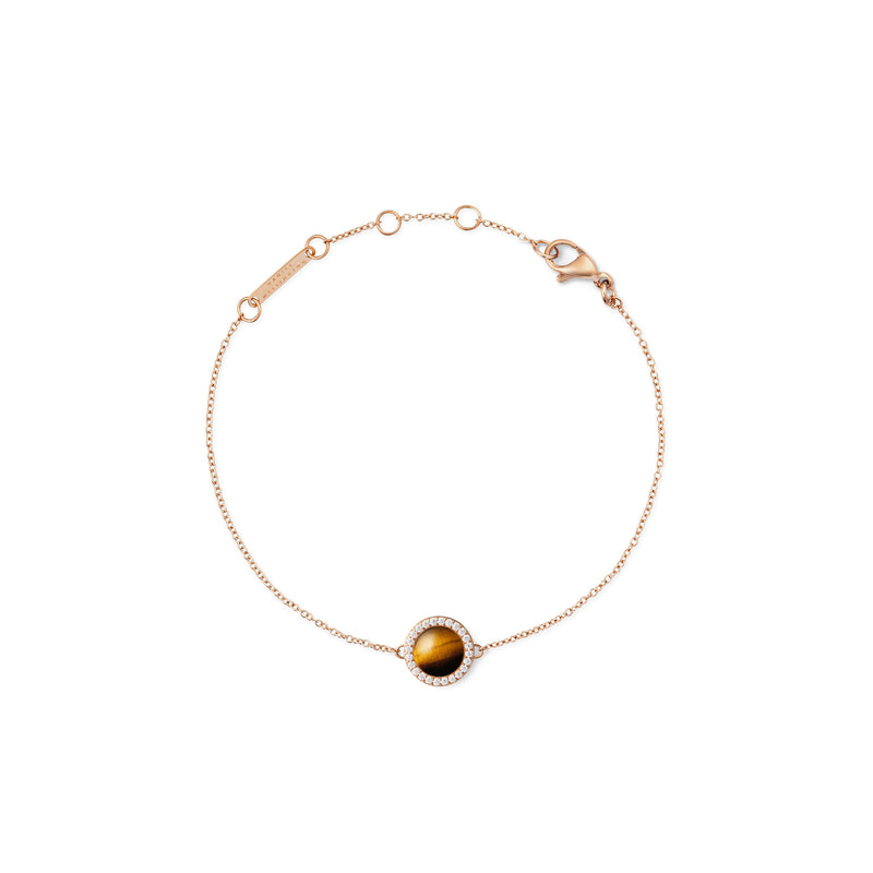 Pulsera Audrey Tiger-e de oro rosa