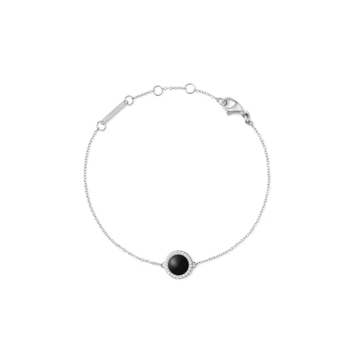 Audrey Black Aga Silver Bracelet