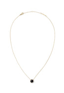 Audrey Black Aga Gold Necklace