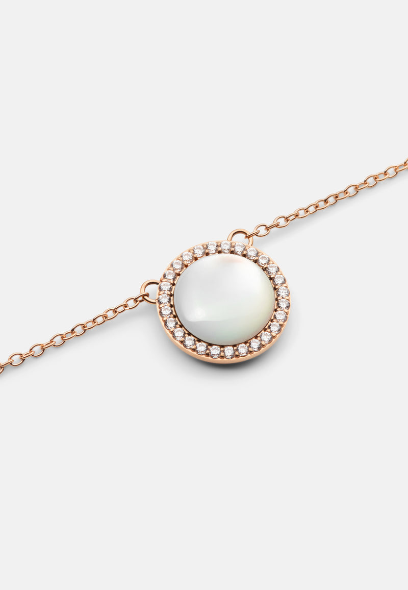 Audrey Mop Rose Gold Necklace