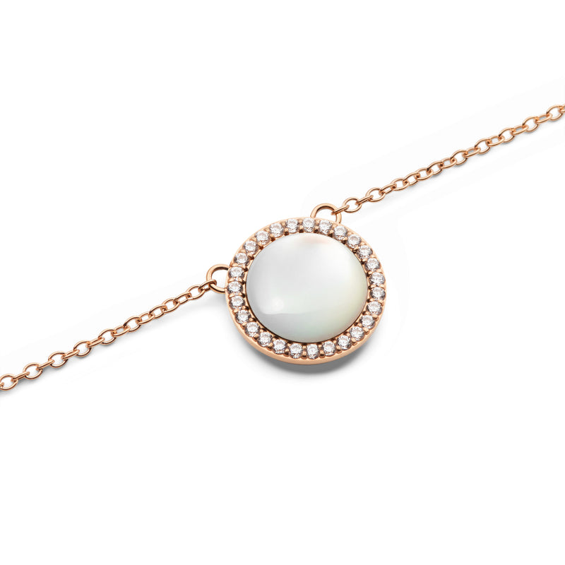 Audrey Mop Rose Gold Necklace