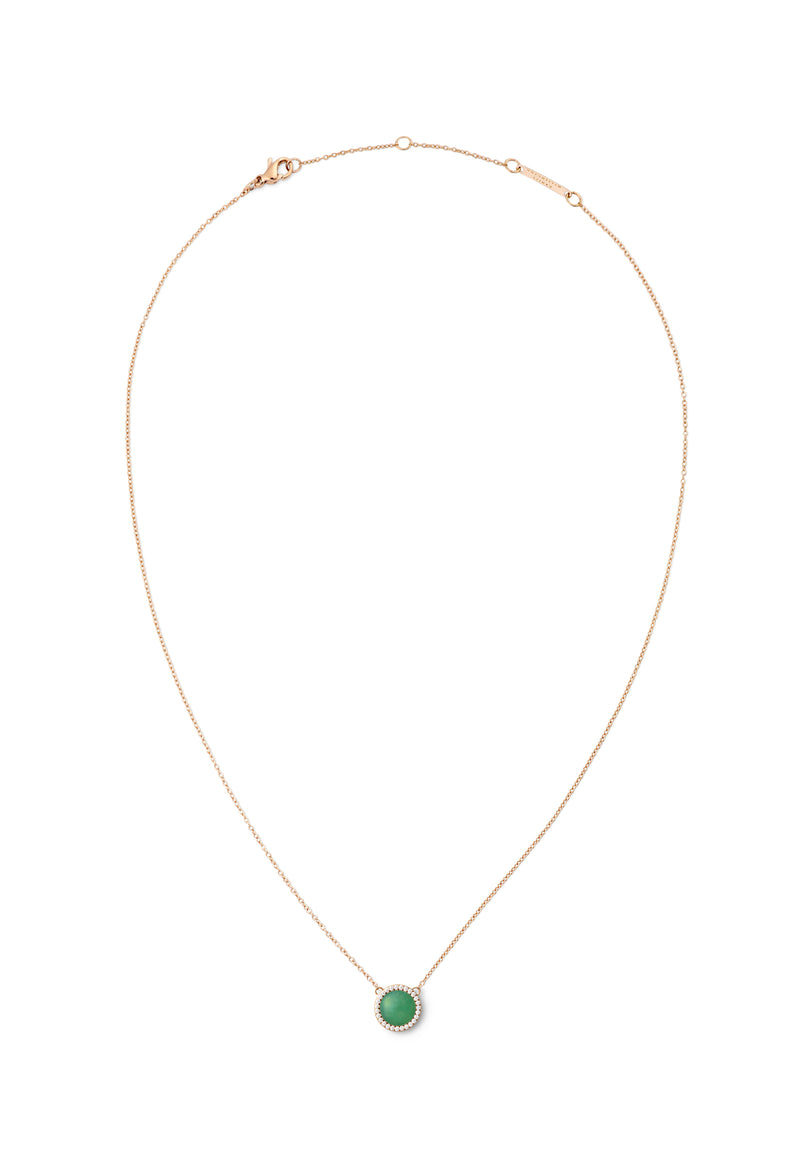 Collar Audrey Jad de Oro Rosa
