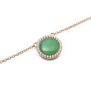 Collar Audrey Jad de Oro Rosa