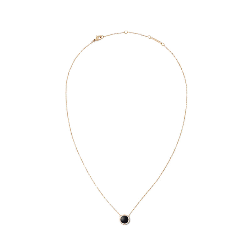 Collar Audrey Black Aga de Oro Rosa
