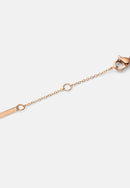 Collar Audrey Tiger-e de oro rosa