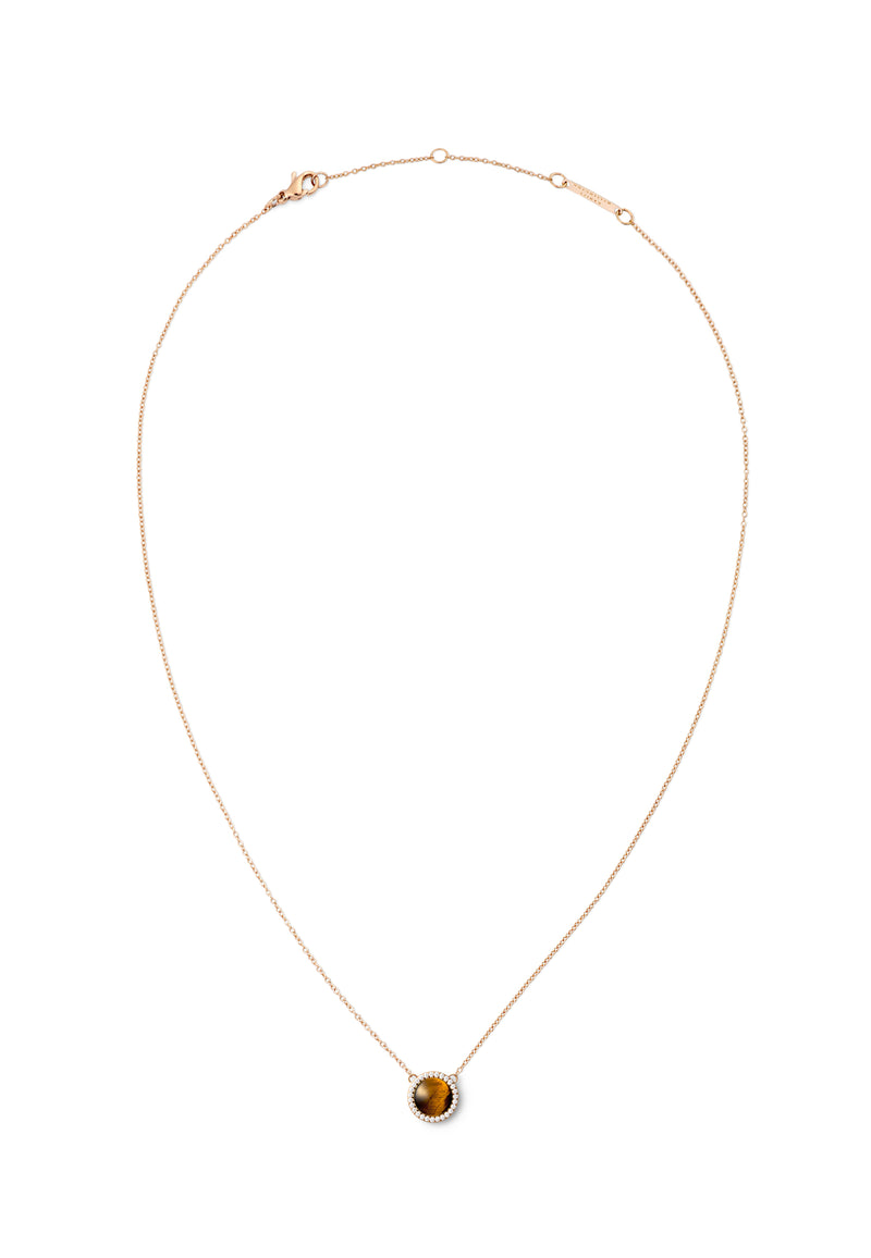 Collar Audrey Tiger-e de oro rosa