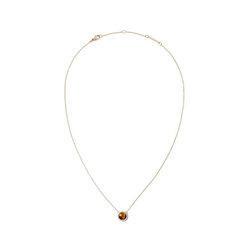 Collar Audrey Tiger-e de oro rosa