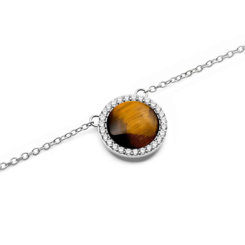 Audrey Tiger-E Silver Necklace