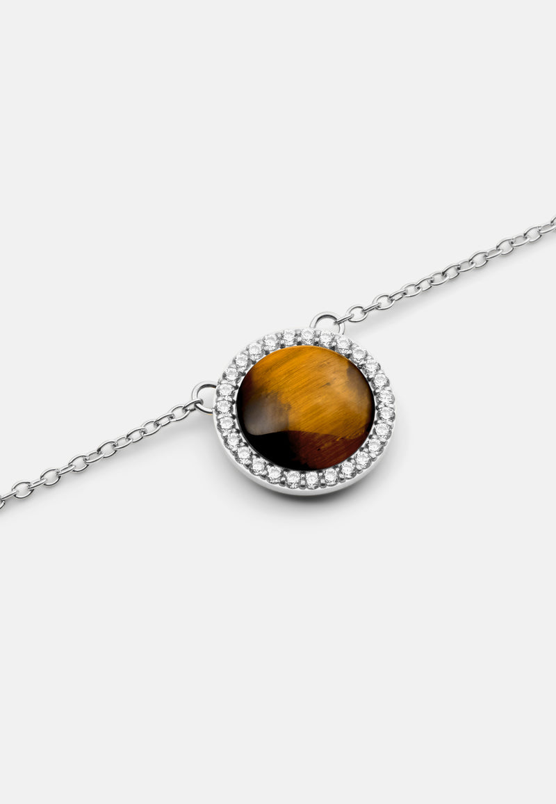 Audrey Tiger-E Silver Necklace