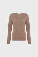 Pull - Gilet Pull Col V - Dune